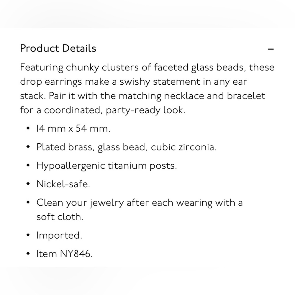 NWT MADEWELL Beaded Cluster Drop Statement Earrings - Picture 3 of 7